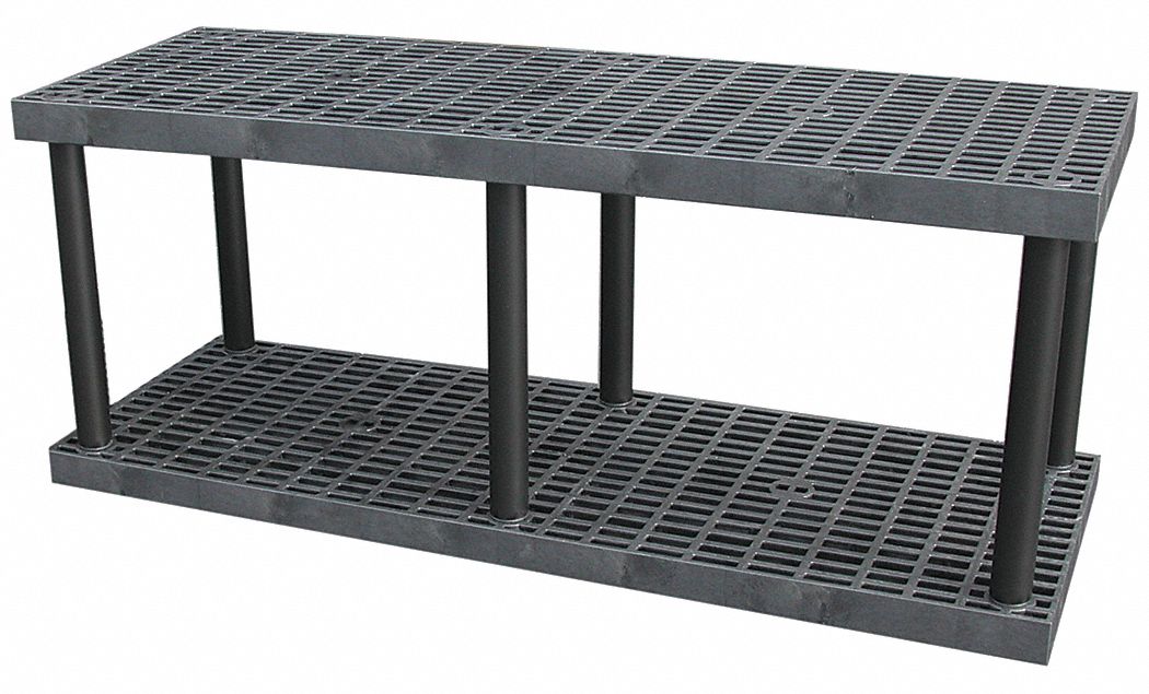 Plstc Shelf 24inx27inx66inShlfLdCp 925lb