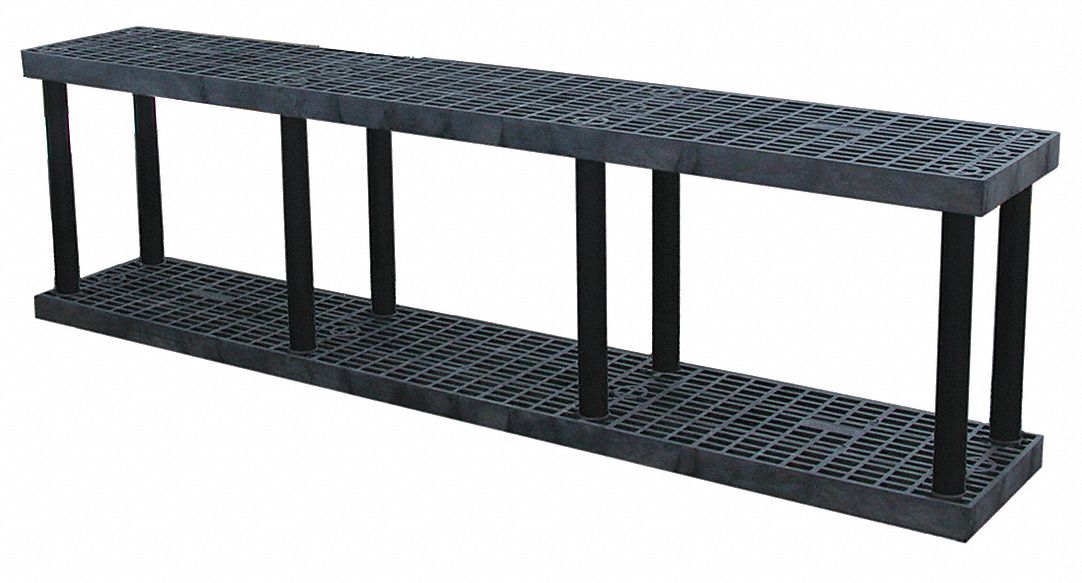 Plstc Shelf 16inx27inx96inShlfLdCp 450lb