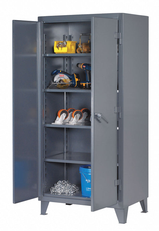 Strg Cab 78 x36 x20 DrkGry 4Shlv