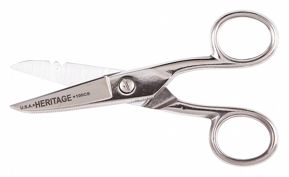 Electricians Scissors Straight