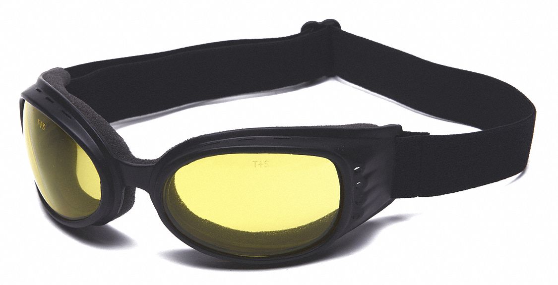 Safety Goggles Nylon Amber Aviator