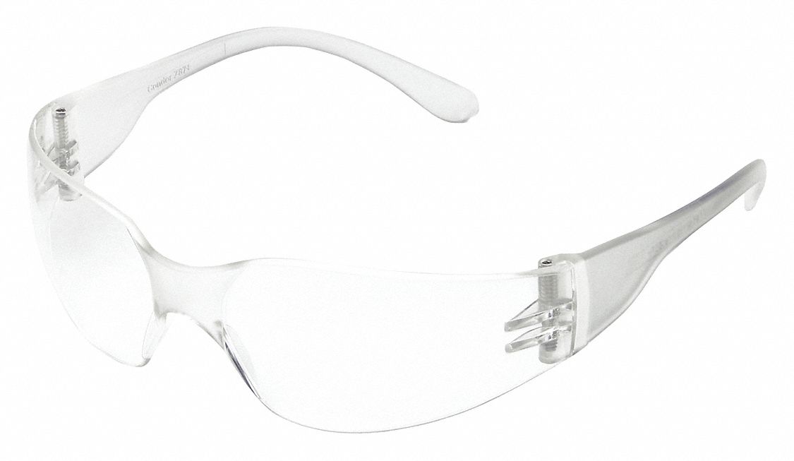 Safety Glasses Clear Uncoated Clear