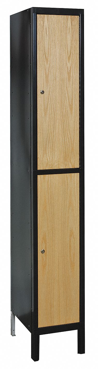 Lckr 2x1Lckr Natrl/Blk 78 x15 x18 Assm