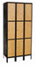 Lckr 3x3Lckr Natrl/Blk 78 x36 x18 Assm