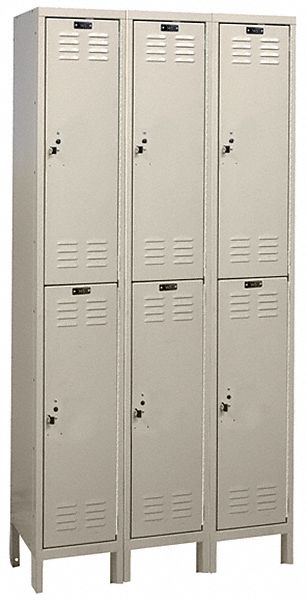 Wrdrb Lckr 2x3Lckr Tan 78 x36 x12 Assm