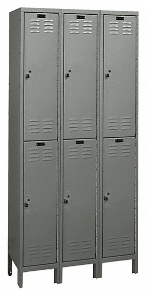 Lckr 2x3Lckr Drk Gry 78 x36 x18 UnAssm