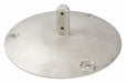 Sign Post Base Silver Aluminum