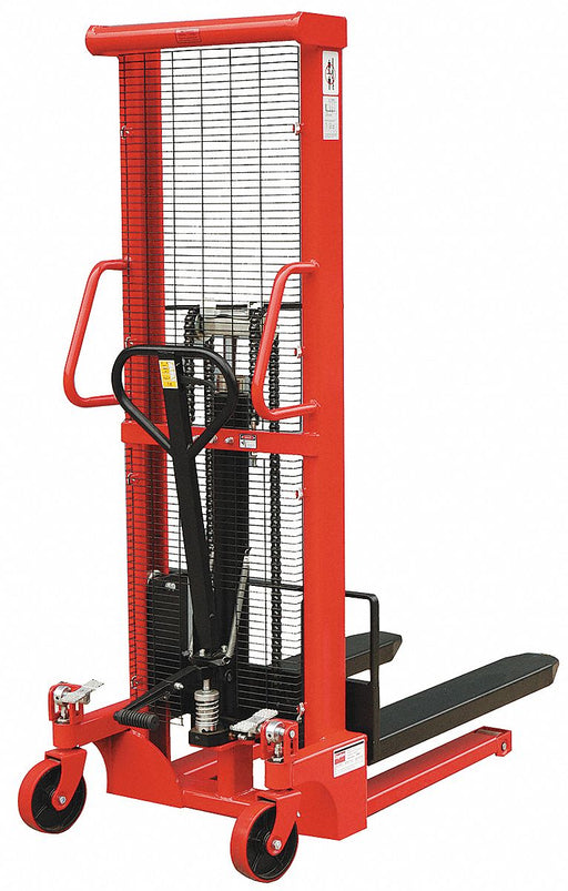 Fixed Bse Hyd Stacker 3000 lb 63 In Lift
