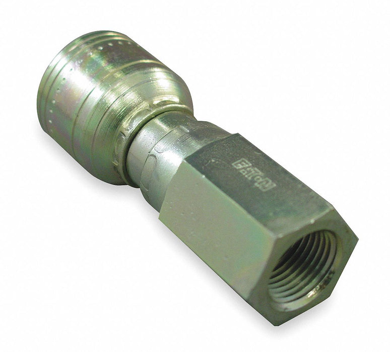 Crimp Fitting 1/4 I.D. 1/4 F NPTF