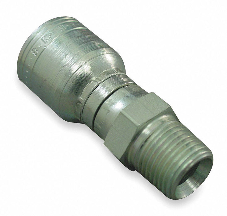 Crimp Fitting 3/8 I.D. 3/8 M NPTF