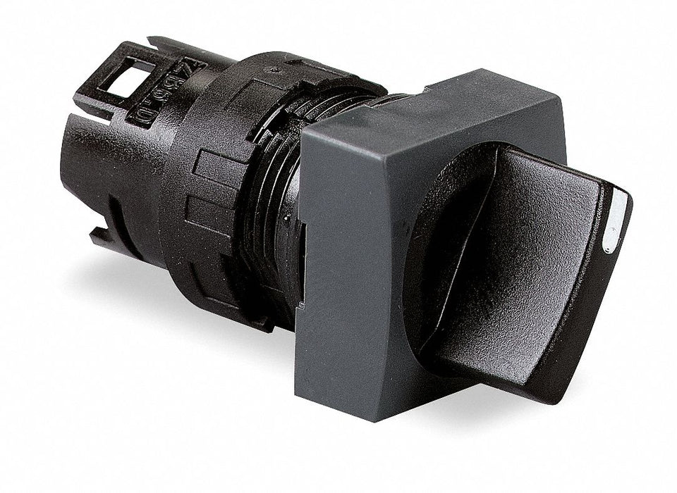 ShortHandleSelectorSwitch Blk 2Pos 16mm