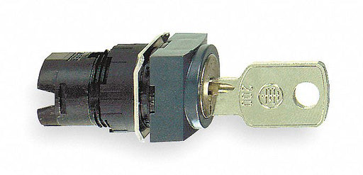 KeyedSelectorSwitch Black 3Pos 16mm