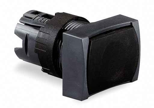 Flush Push Button Black Non-Illum 16mm