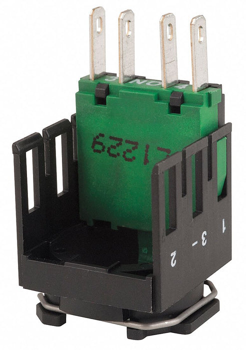 Contact Block Black 1NO 16 mm ZB6