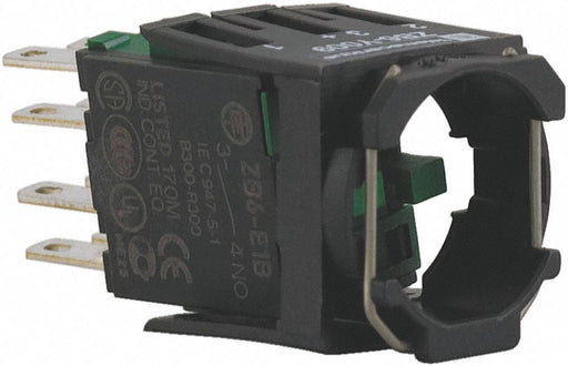 Contact Block Black 2NO 16 mm ZB6