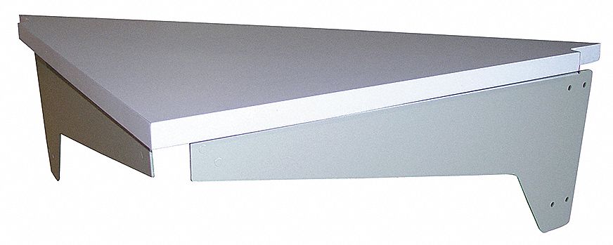 Workstation Corner Unit 30Wx30Dx30H Gray