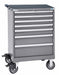 Mod Drwr Cab 41-1/2 H 7 Drwr Light Gray