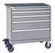 Mod Drwr Cab 41-1/2 H 5 Drwr Light Gray