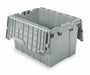 F8959 AttachedLidTote 21.5inL 15.25inW Gray