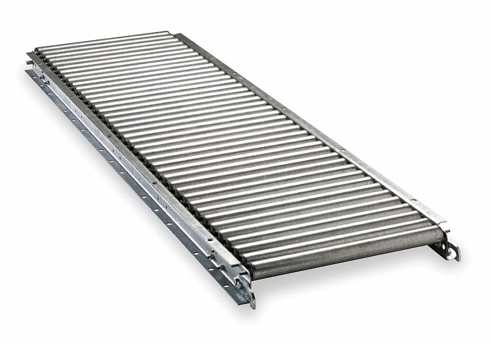 Roller Conveyor 10 ft L 13 BF Steel