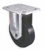 Plate Caster Rigid Rubber 10 1/8 H