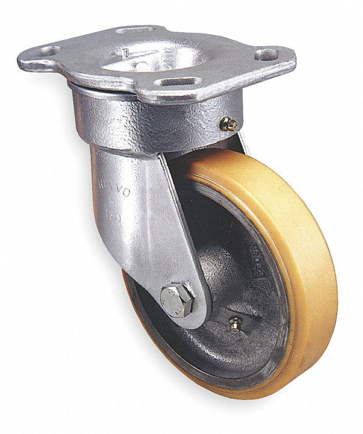 PlateCaster Swivel Polyurethane 12 1/8 H