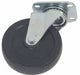 Plate Caster Swivel Rubber 6 1/8 H