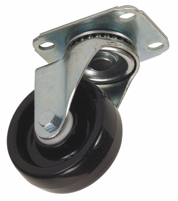 Plate Caster Swivel Polyolefin 5 1/8 H