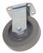 Plate Caster Rigid Rubber 6 3/16 H