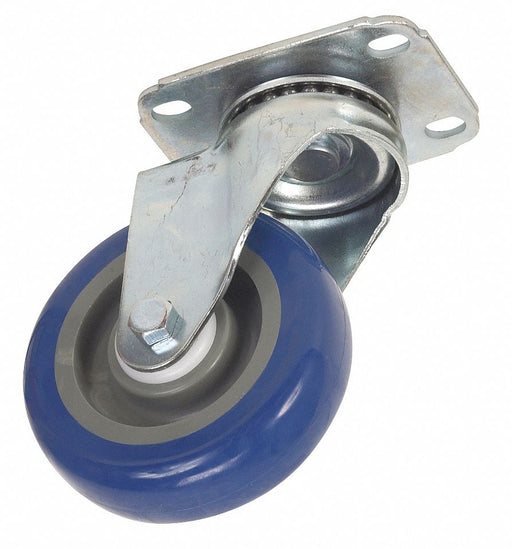 Plate Caster Swivel Polyurethane 4 5/8 H