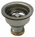 Brass SS Zinc Basket strainer 4-3/8in