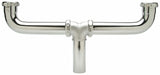 Waste Tee with Arm Center Outlet 16 In L