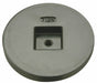 Countersunk Cleanout Plug 4 ABS Blk