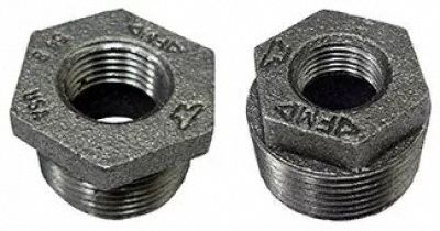 Hex Bushing Steel 1/2 x 1/4 in NPT