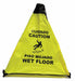 Safety Cone Yellow Cloth 18 in H