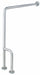 Grab Bar Floor-to-Wall SS Satin 30 in L
