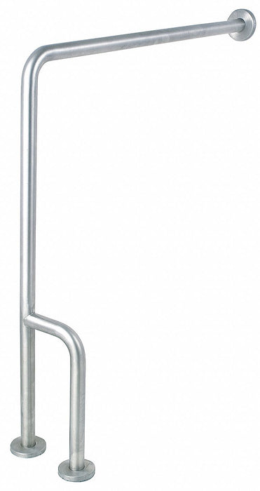 Grab Bar Floor-to-Wall Textured 30 in L