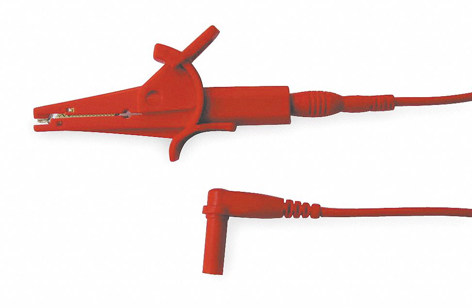 Test Leads Red 1000 V 18 AWG 3 ft