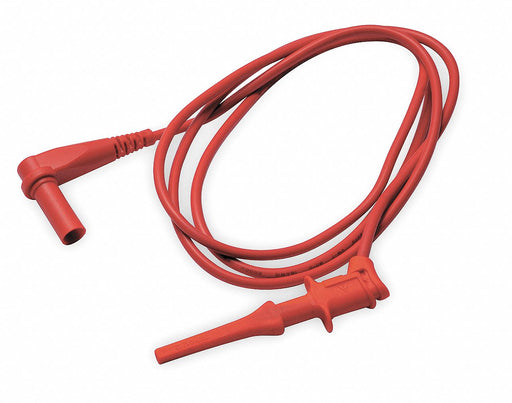 Hook Clip Test Leads Length 40 In Red