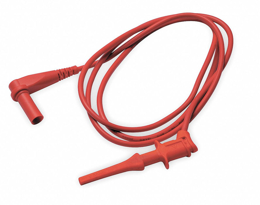 Hook Clip Test Leads Length 40 In Red
