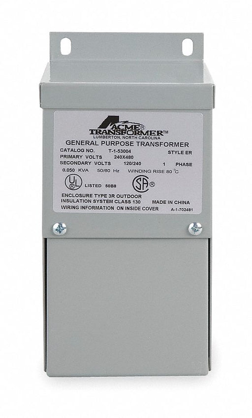 Transformer 250VA 240VAC 480VAC