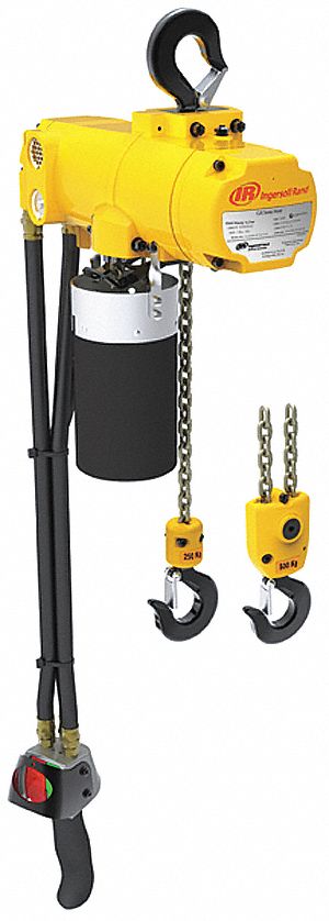 Air Chain Hoist 550 lb Cap. 10 ft Lift