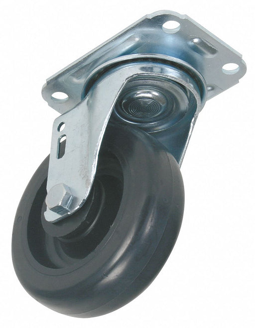 Plate Caster Swivel Polyolefin 5 3/4 H