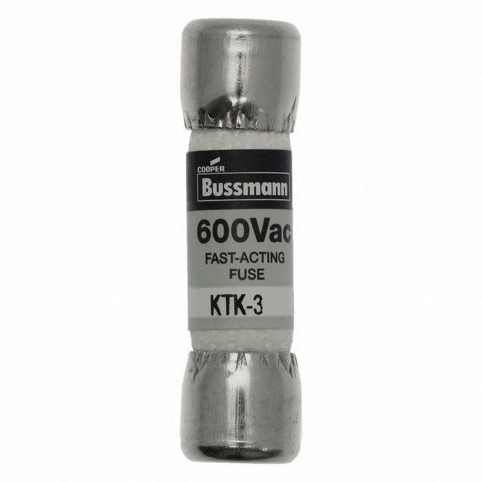 Fuse 600VAC CYL 3A 1.5in Midget KTK