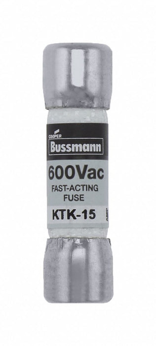 Fuse 600VAC CYL 15A 1.5in Midget KTK