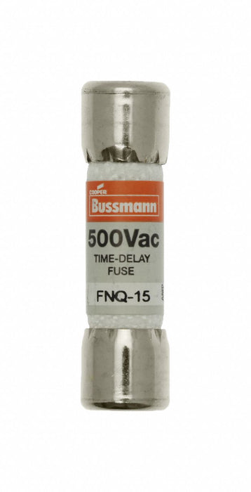Fuse 500VAC CYL 15A 1.5in Midget FNQ