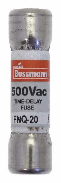 Fuse 500VAC CYL 20A 1.5in Midget FNQ