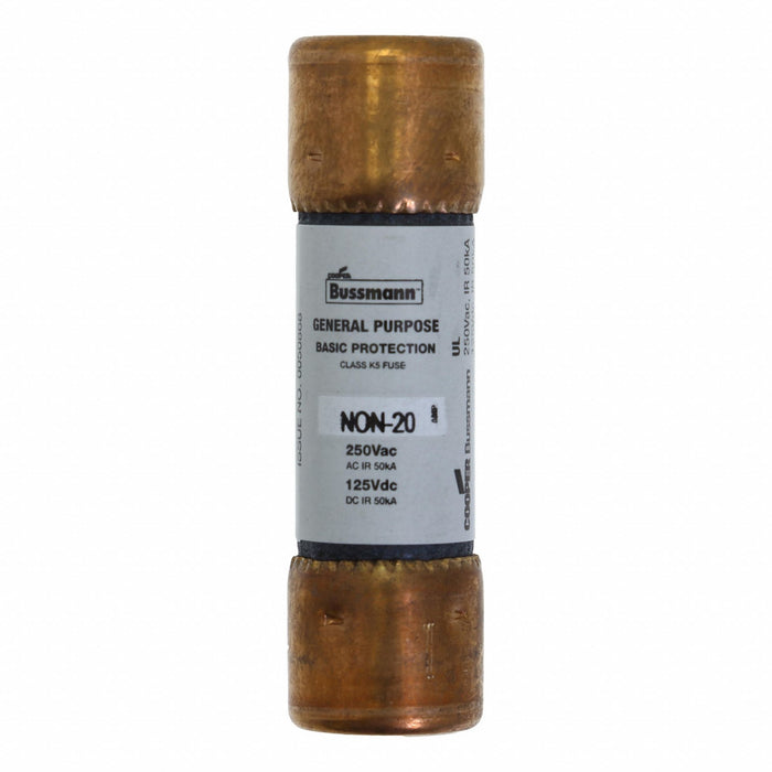Fuse 250VAC Cyl K5 20A 125VDC Non-Ind