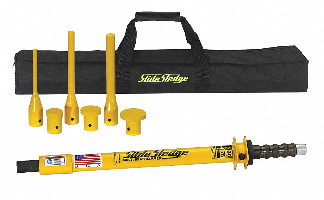 Slide Hammer Sledge 14 Lb 30 In W/6 Tips