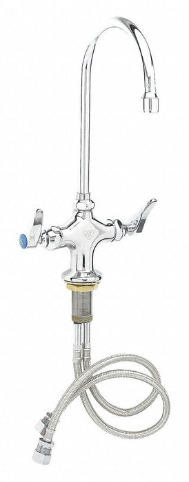 Gooseneck Chrome T S Brass 8.67gpm